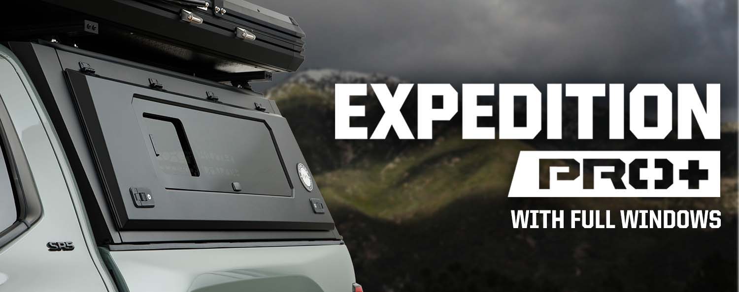 Expedition Pro+ with full windows on a vehicle.