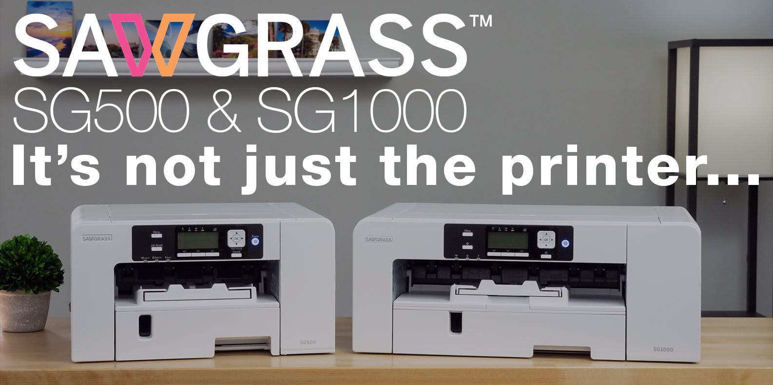 Sawgrass SG500 & SG1000, It's not just the printer.