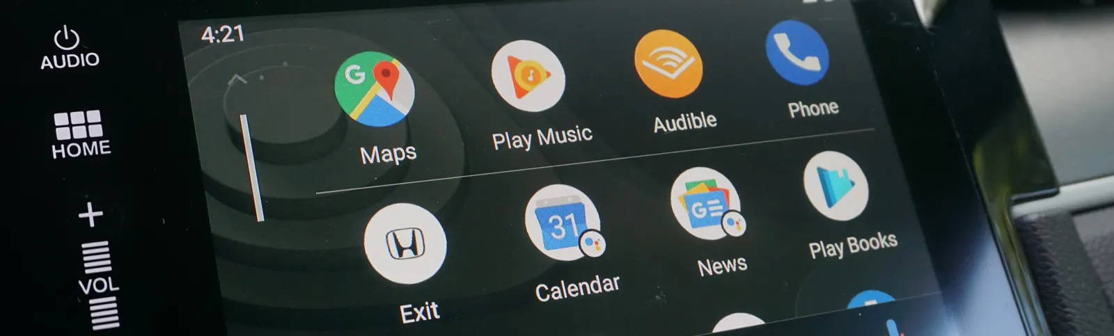 Android Auto Menu