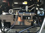 Three black train horns mounted on bracket under Chuck's RV photo 3