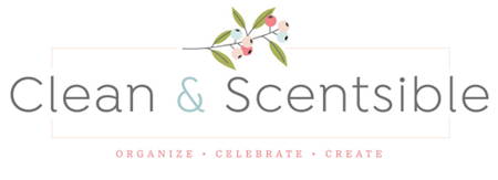the clean and scentsible logo