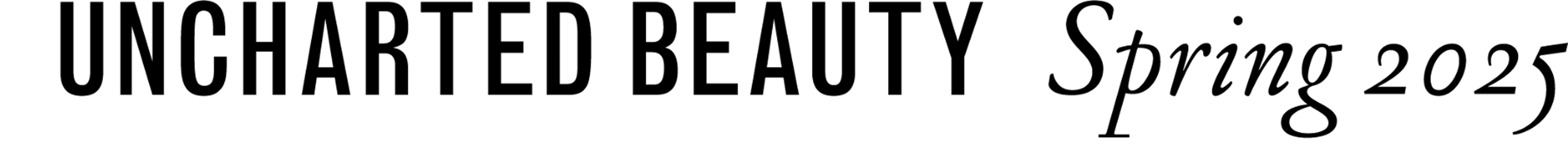 Unchartered Beauty Spring 2025 Logo