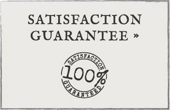 100% quality and satisfaction guarantee