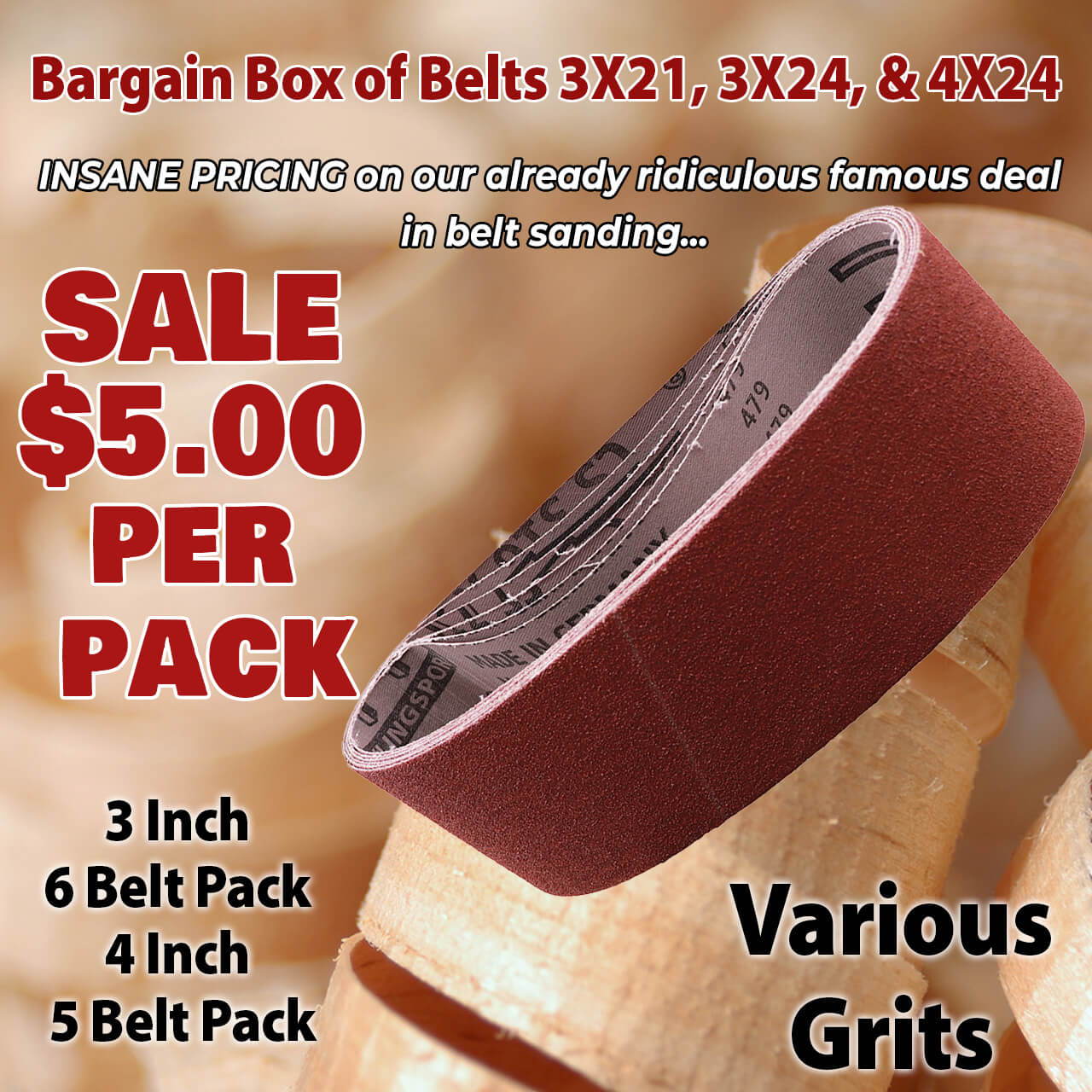 Sale $5.00 per Pack Bargain Boxes