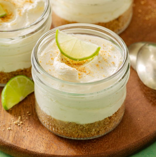 Key Lime No-Bake Cheesecakes