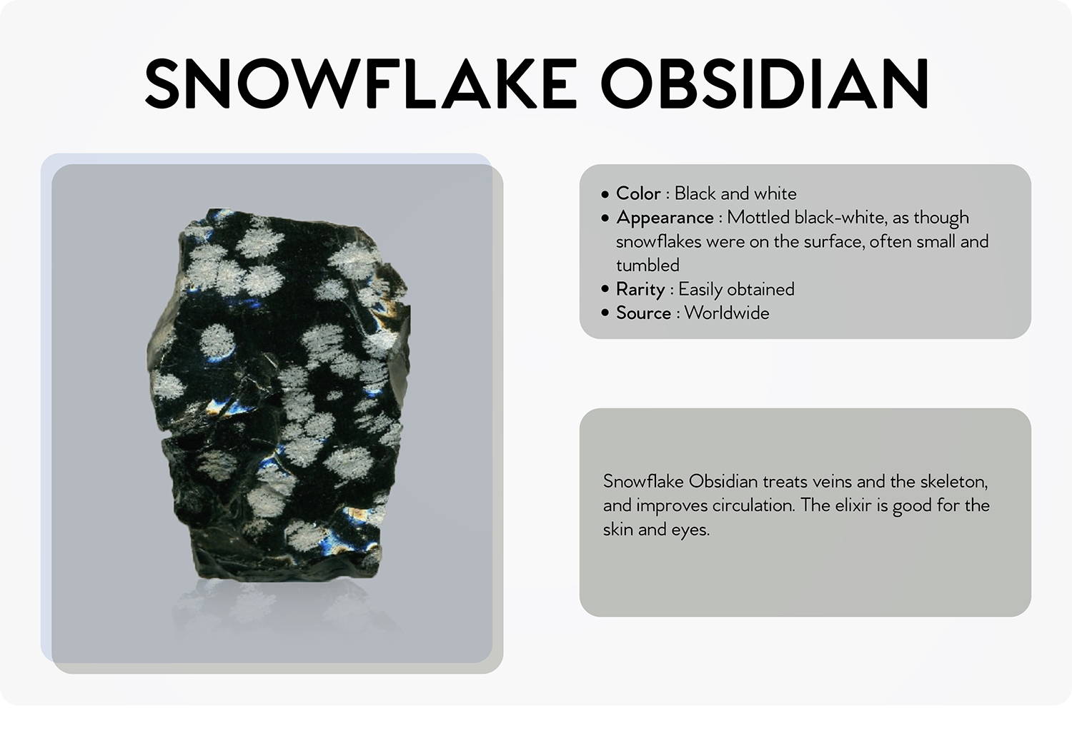 snowflake obsidian
