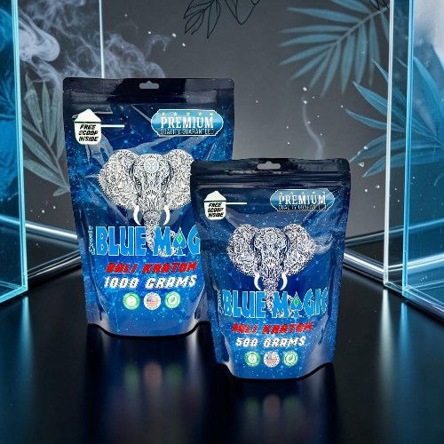 Two bags of elephant-themed product, one 1000 grams, one 500 grams.