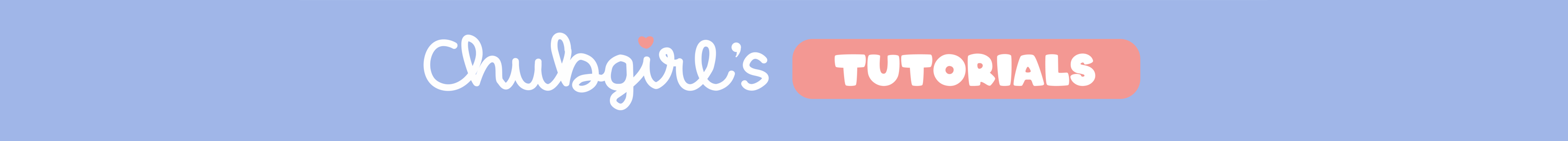Chubgirl's tutorials logo