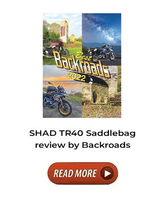 SHAD TR40 Saddlebag review by Backroads