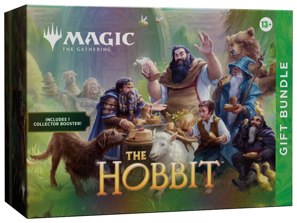 Magic: The Gathering The Hobbit gift bundle box art.