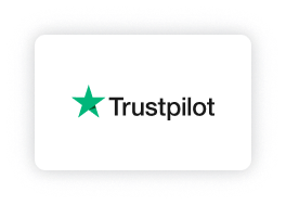 Trustpilot logo featuring a green star and the word 