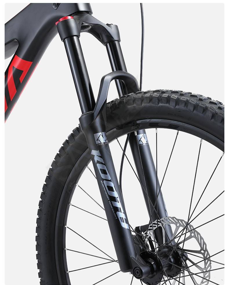 Air suspension front fork-SAVA Full suspension carbon mountain bike