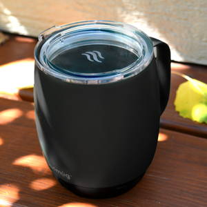 Nextmug - Temperature-Controlled, Self-Heating Coffee Mug (Burgundy - 14  oz.)