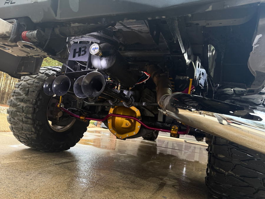 Completed Spare Tire Delete Kit setup on Dustin's 2015 Dodge RAM photo 4