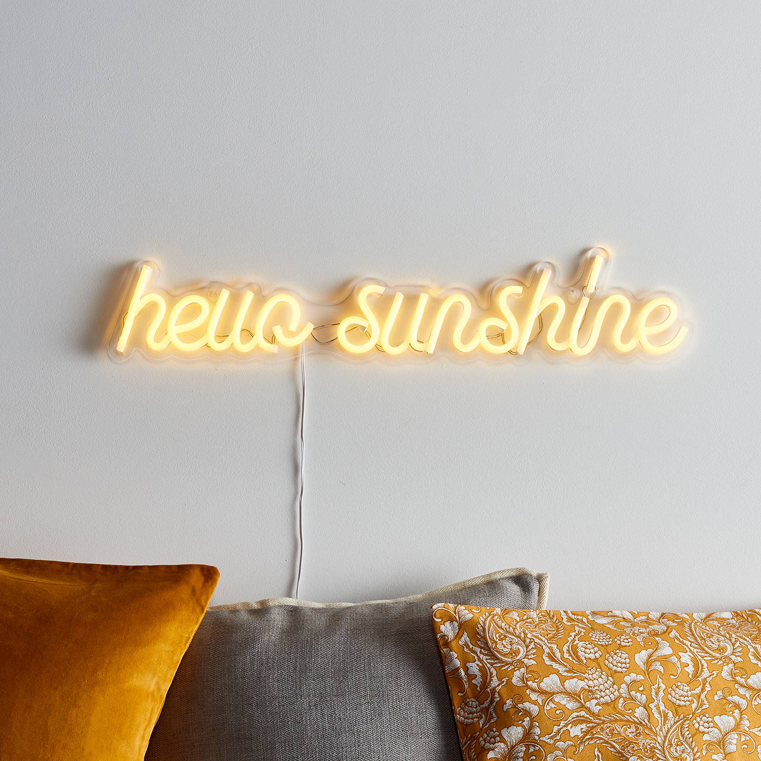 Neon Hello Sunshine light