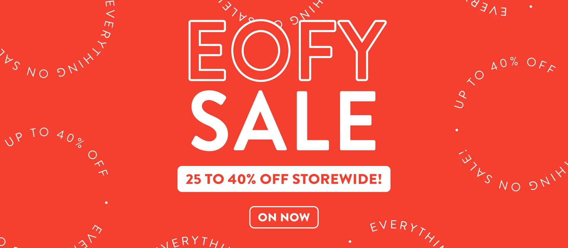 EOFY Sale Splash Image - Desktop