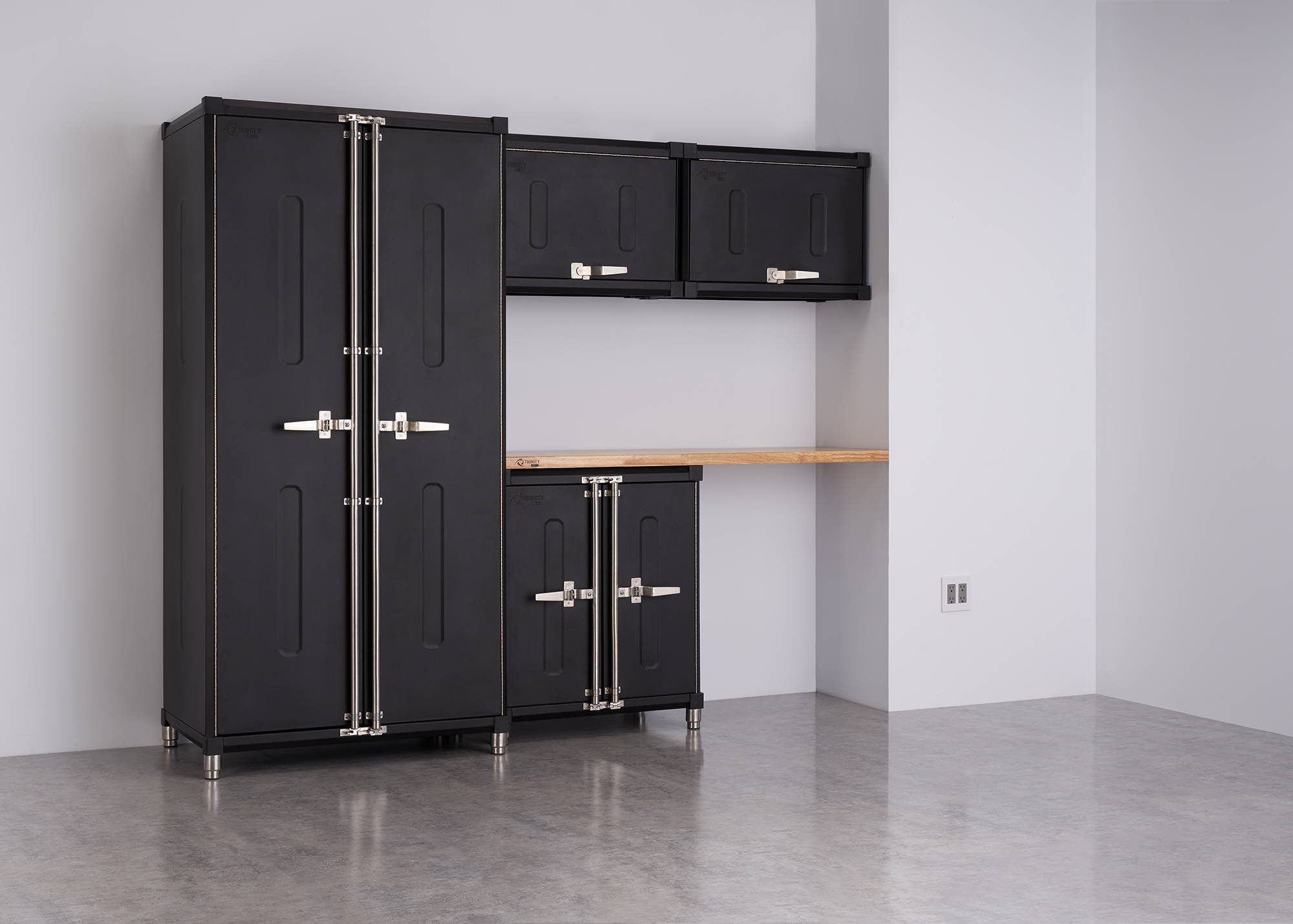 5 piece trinity pro garage cabinets