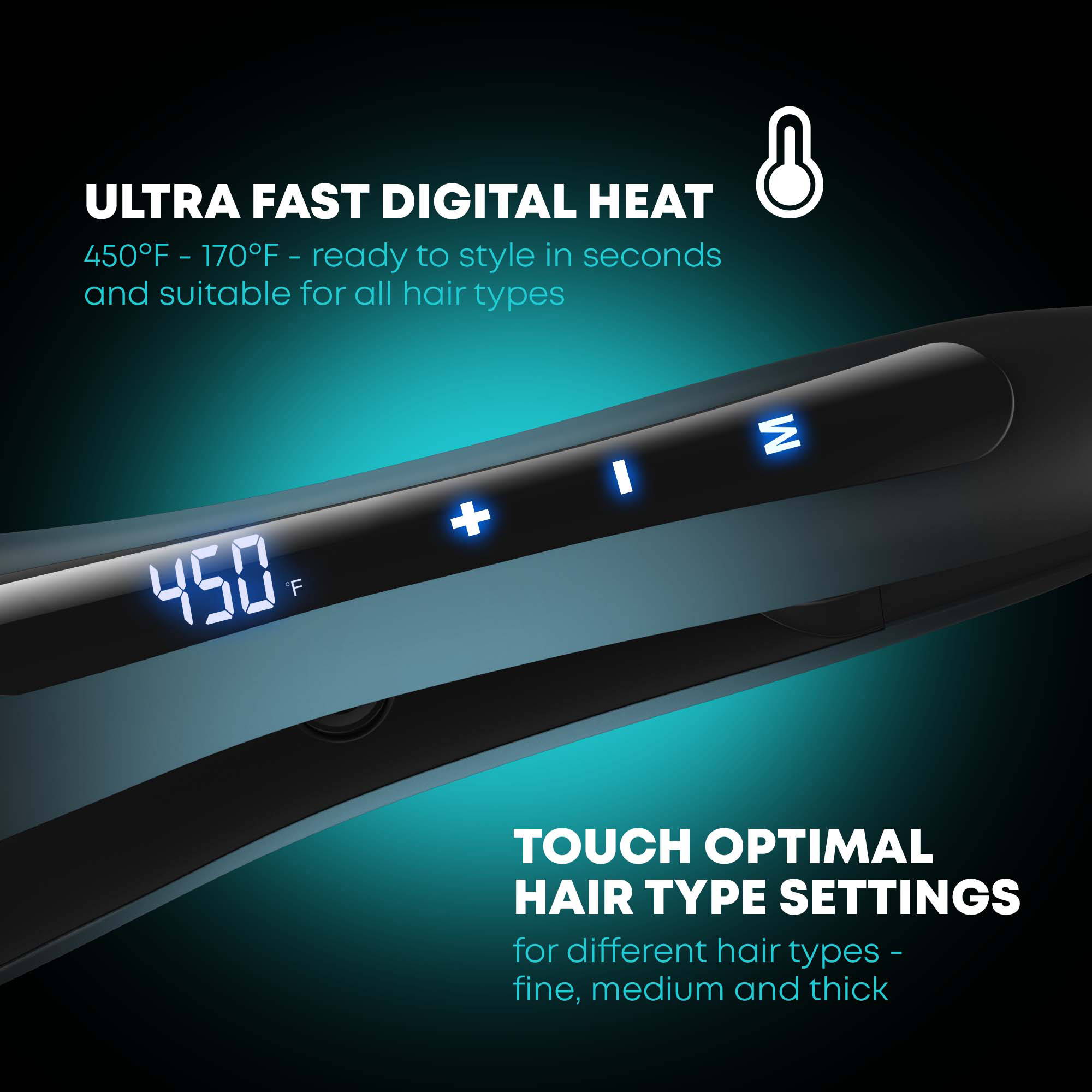 Touch Digital Adjustable Temperature Settings
