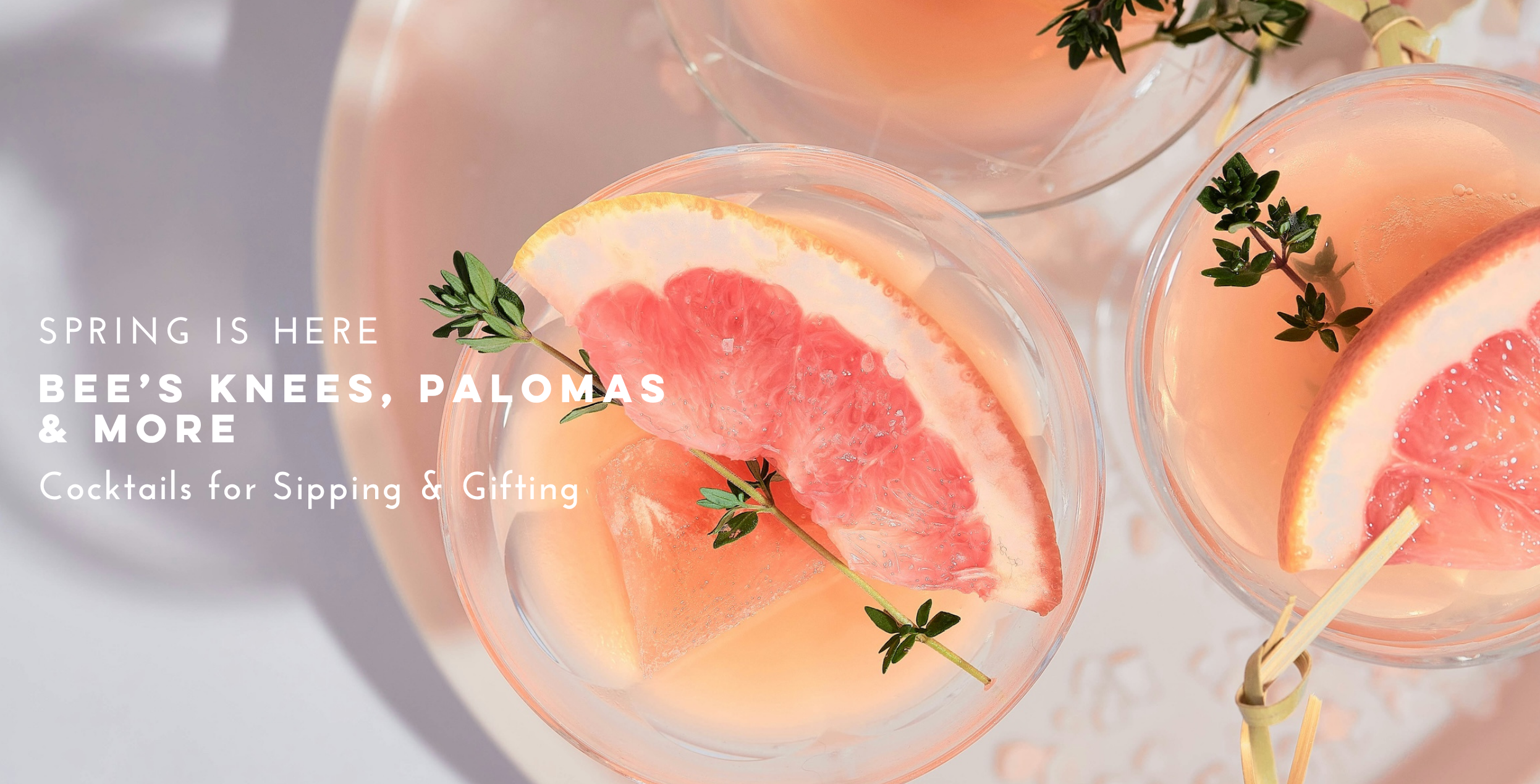 Crafted Taste Cocktail Kits Paloma Tequila Cocktail Home Page
