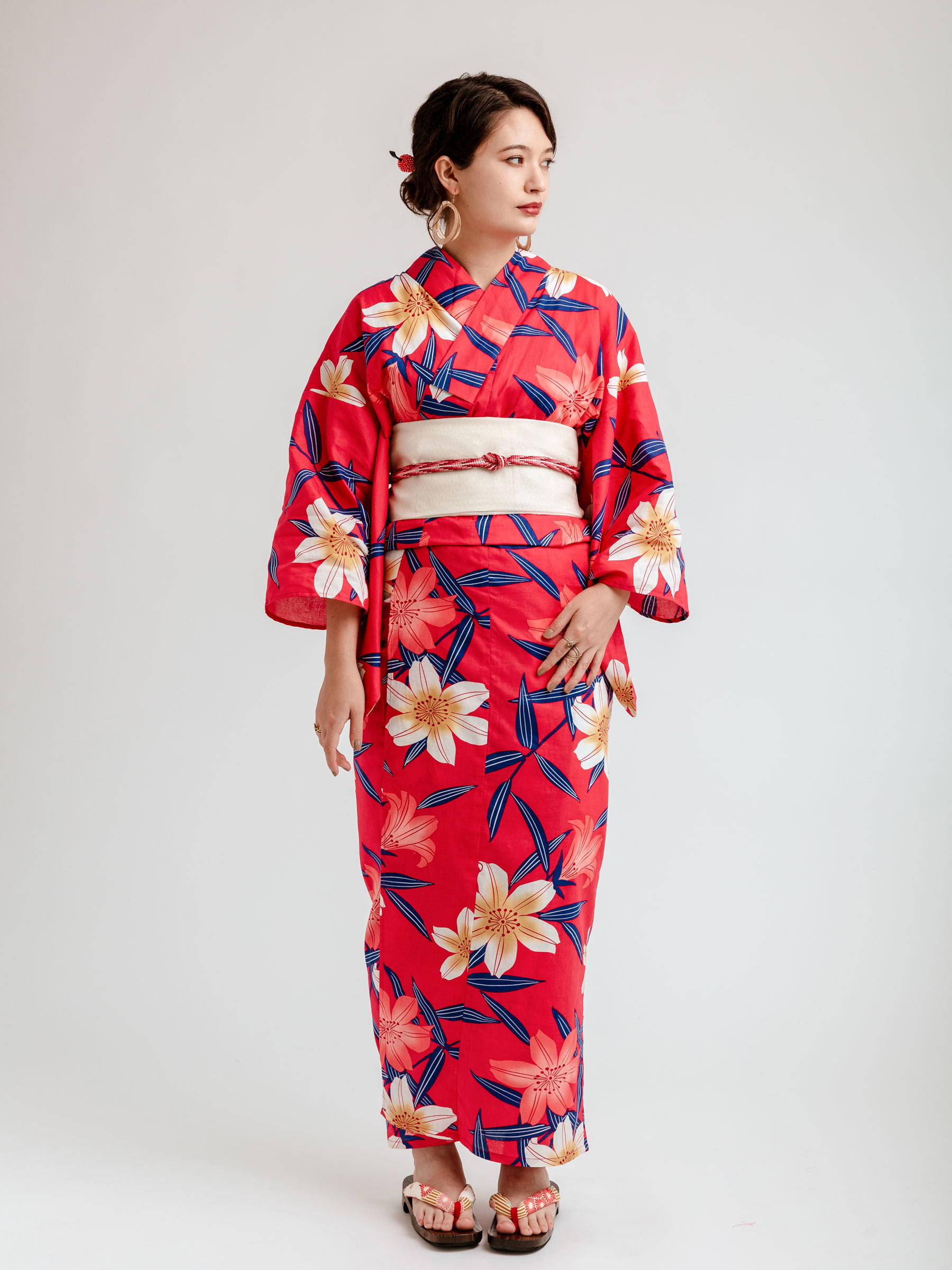 Japanese Women's Traditional Yukata OBI Kimono Belt Hanhaba Made in JAPAN