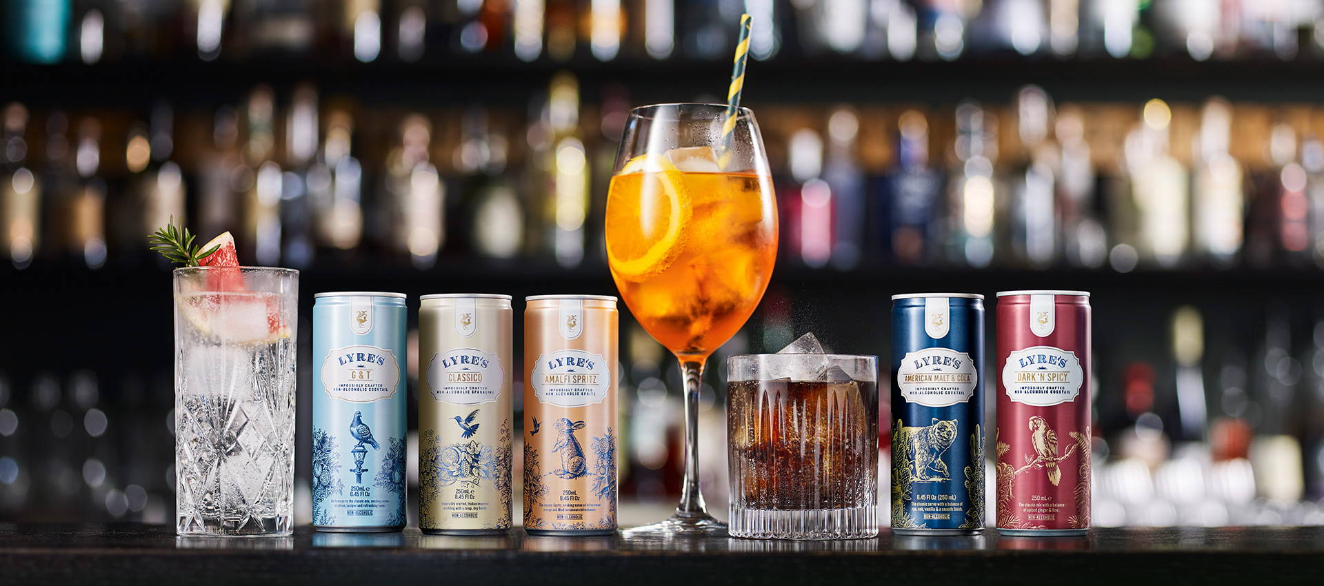 Lyre's Ready-To-Drink Non-Alcoholic Cocktails In A Can Range