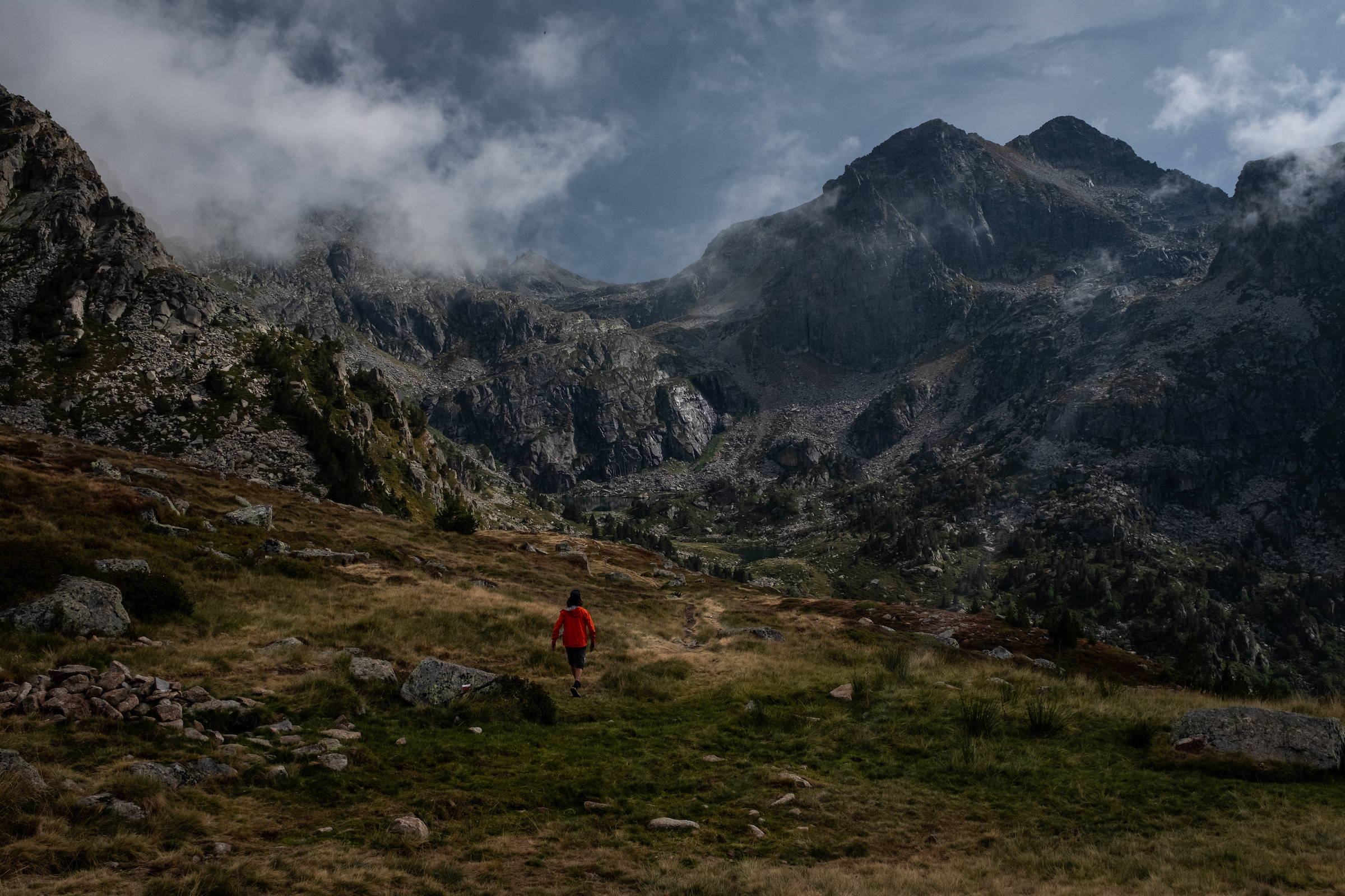 The Pyrenees mountain range