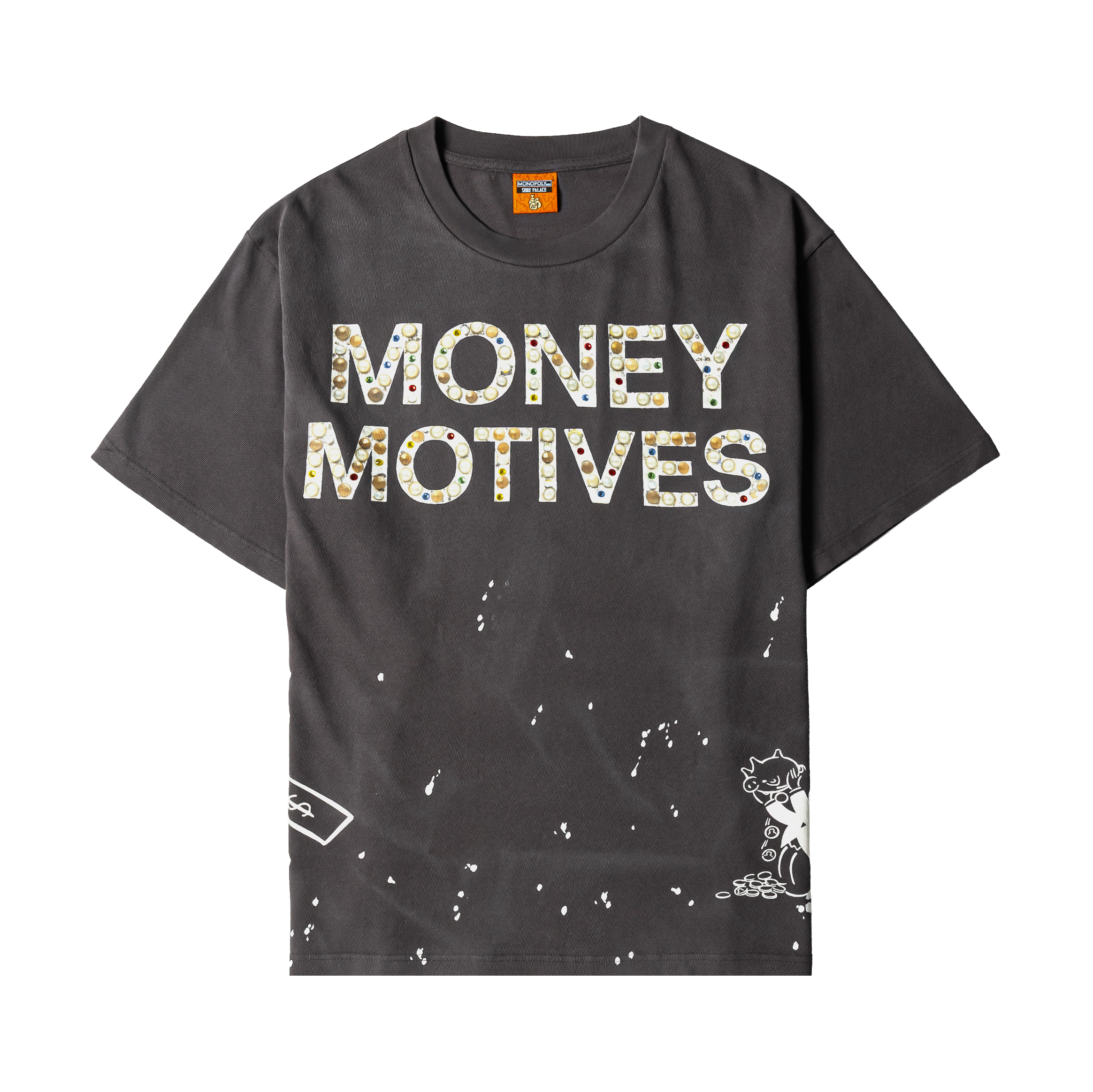 Black t-shirt with 