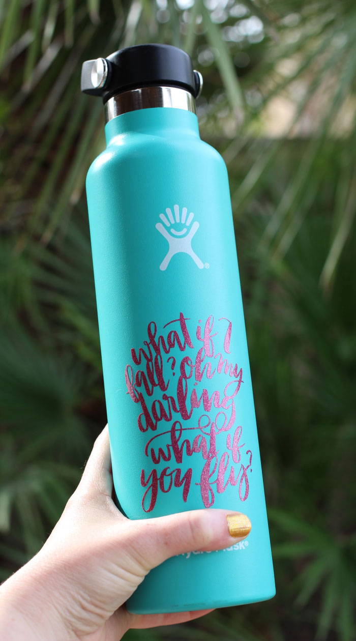 monogrammed hydro flask