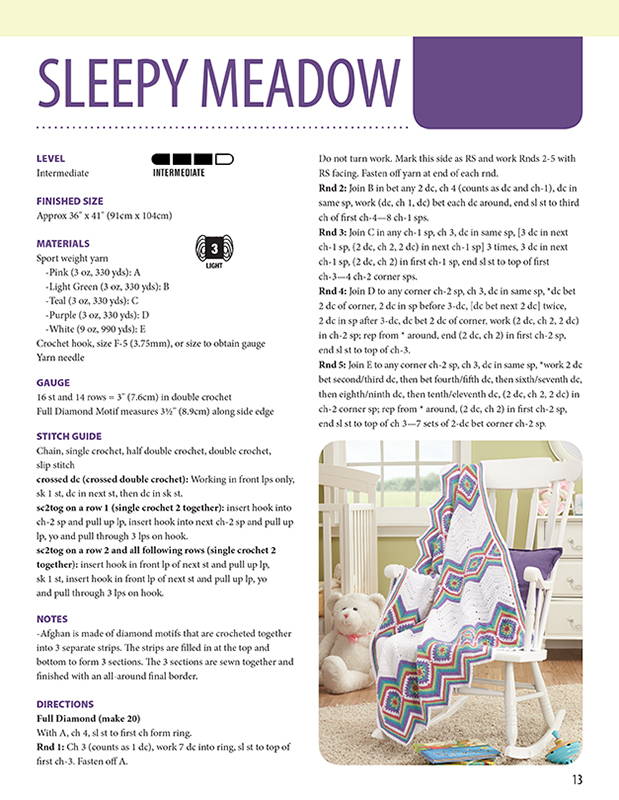 Sleepy Meadow Instructions