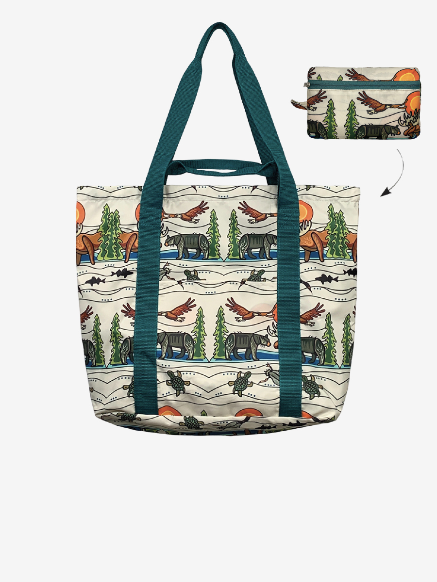 All My Relatives Packable Tote by Storm Angeconeb