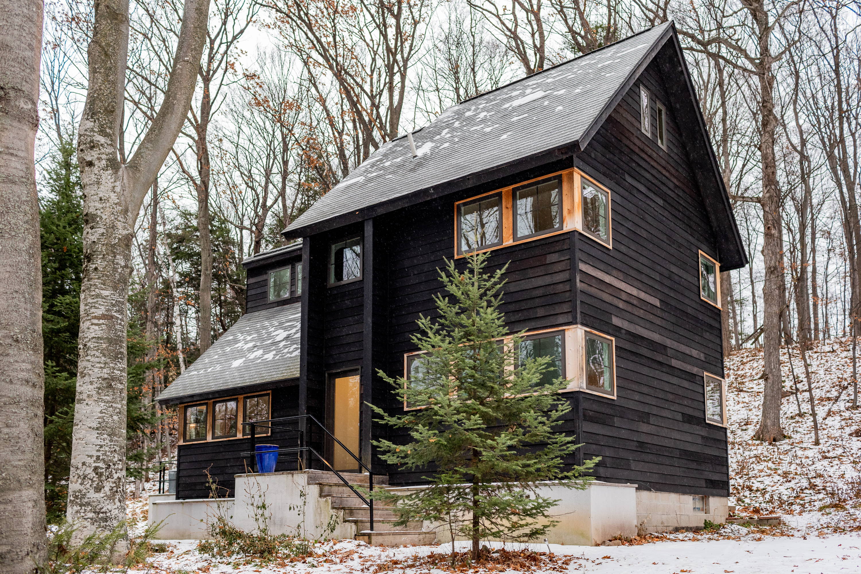 Entire home vacation rental in the woods. Large, Nordic style home.