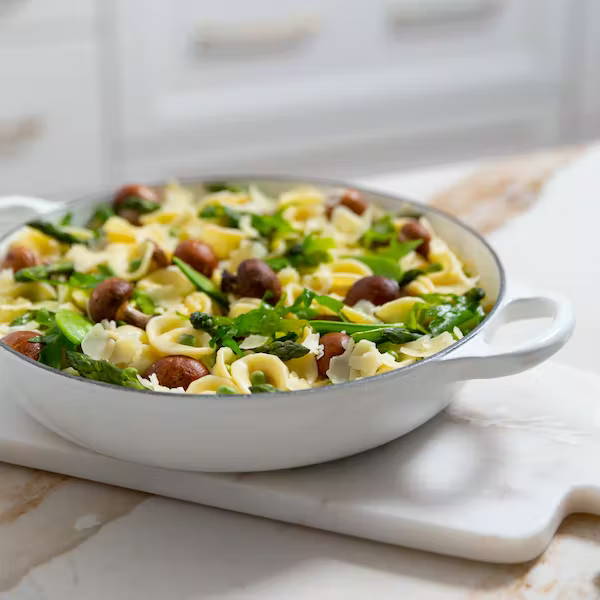 spring vegetable orecchiette