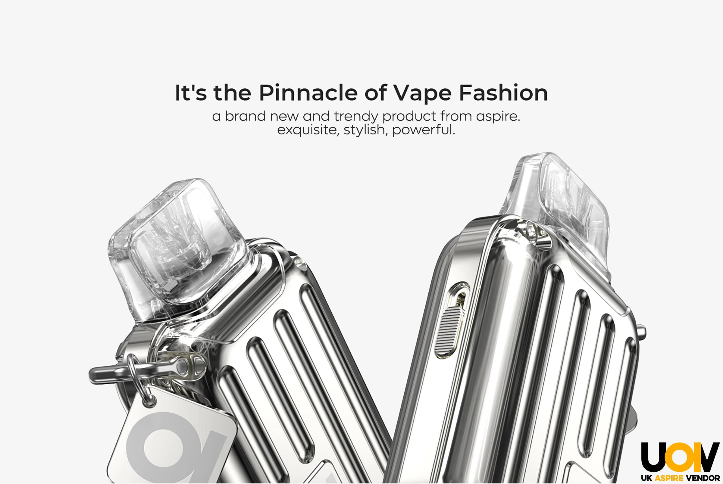 The pinnacle of vape fashion - a brand new and trendy product from aspire. Exquisite, stylish & powerful.