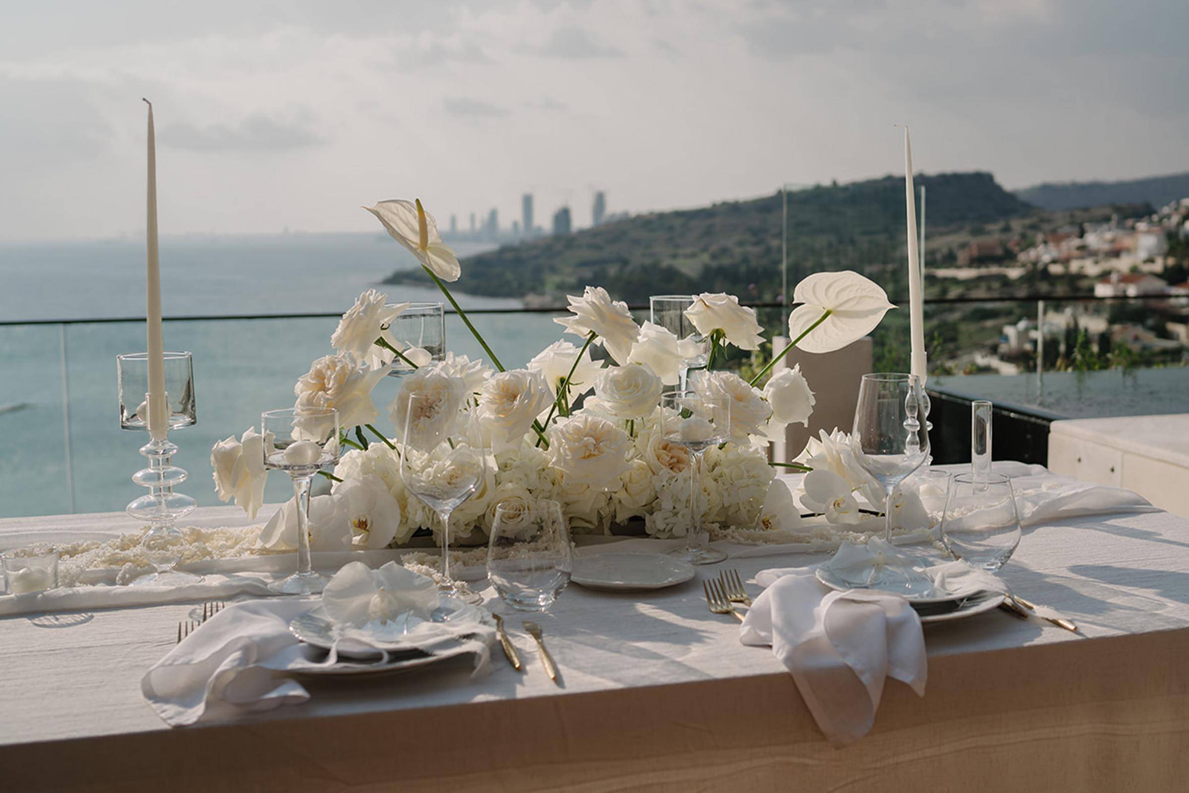 Vista de la boda 