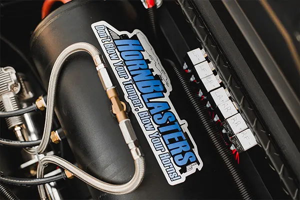Air line routing for Shocker XL Train Horn on Jason's GMC 1500 photo 5