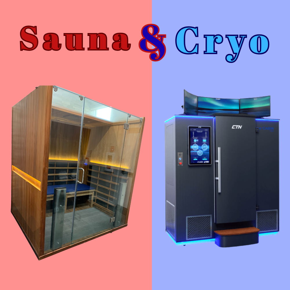 Whole Body Cryotherapy and our Infrared Red Light Sauna are an amazing combination for reducing inflammation, pain, weight loss and more.
