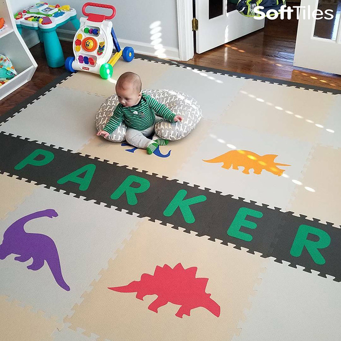 SoftTiles Personalized Baby Foam Play Mat