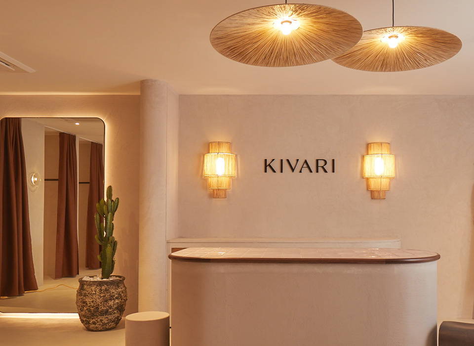 KIVARI Burleigh Boutique Image of counter, fitting rooms and lighting
