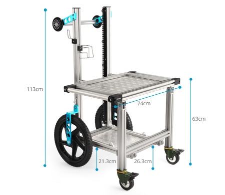 Proaim Soundchief Channel Cart - For Sound/Video Recording & Production