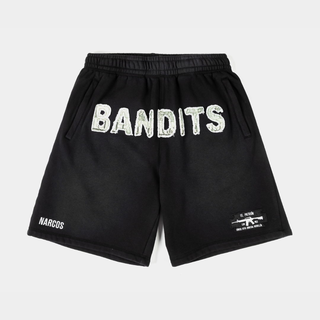 Black shorts with 