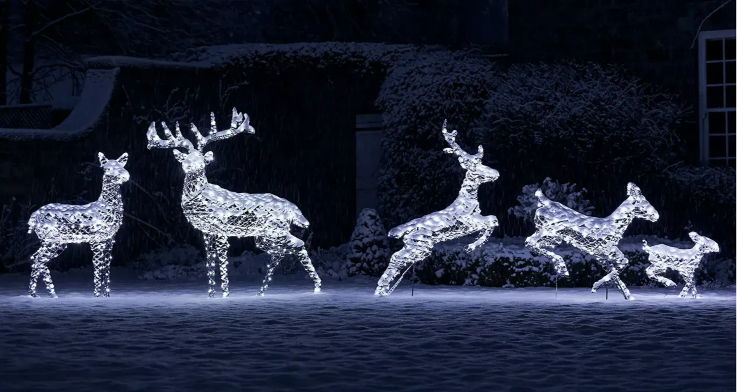 The full Harlow range with white LED setting