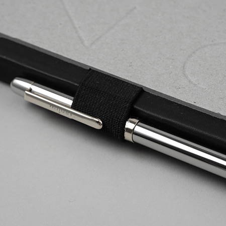 Elastic band pen holder - Ardium 2020 Premium natural dated monthly diary planner