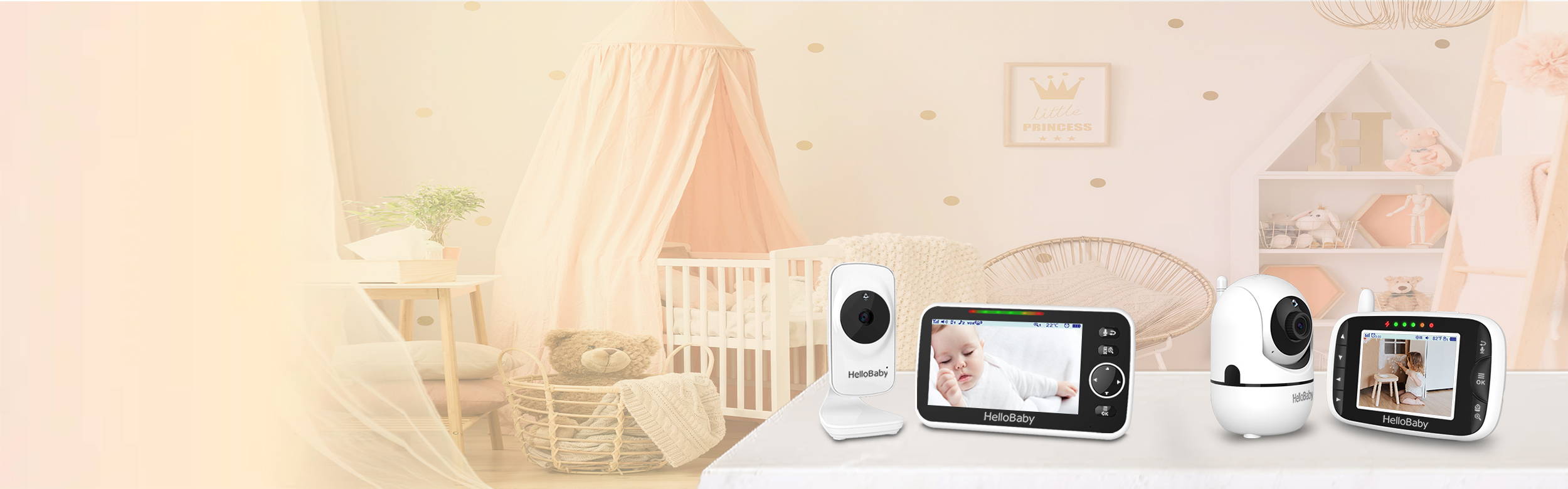 HelloBaby baby monitor offers 24-hour customer service support.
