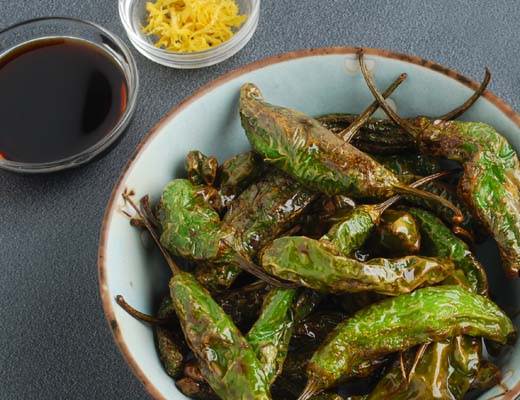 Image of Sizzling Shishito Peppers