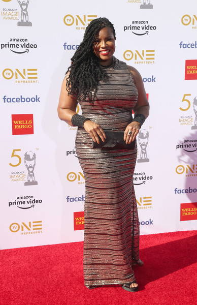 April Reign, founder of #OscarsSoWhite at the 50th Annual NAACP Image Awards March 30th 2019