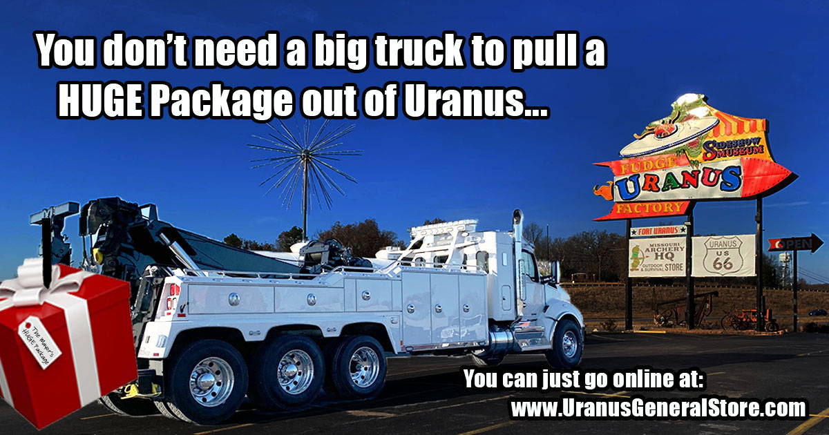 Uranus Towing Company Pulling The Mayor's Huge Package out of Uranus