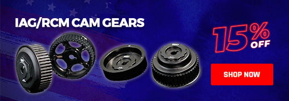 IAG 4th of July Sale - 15% OFF IAG/RCM Cam Gears!