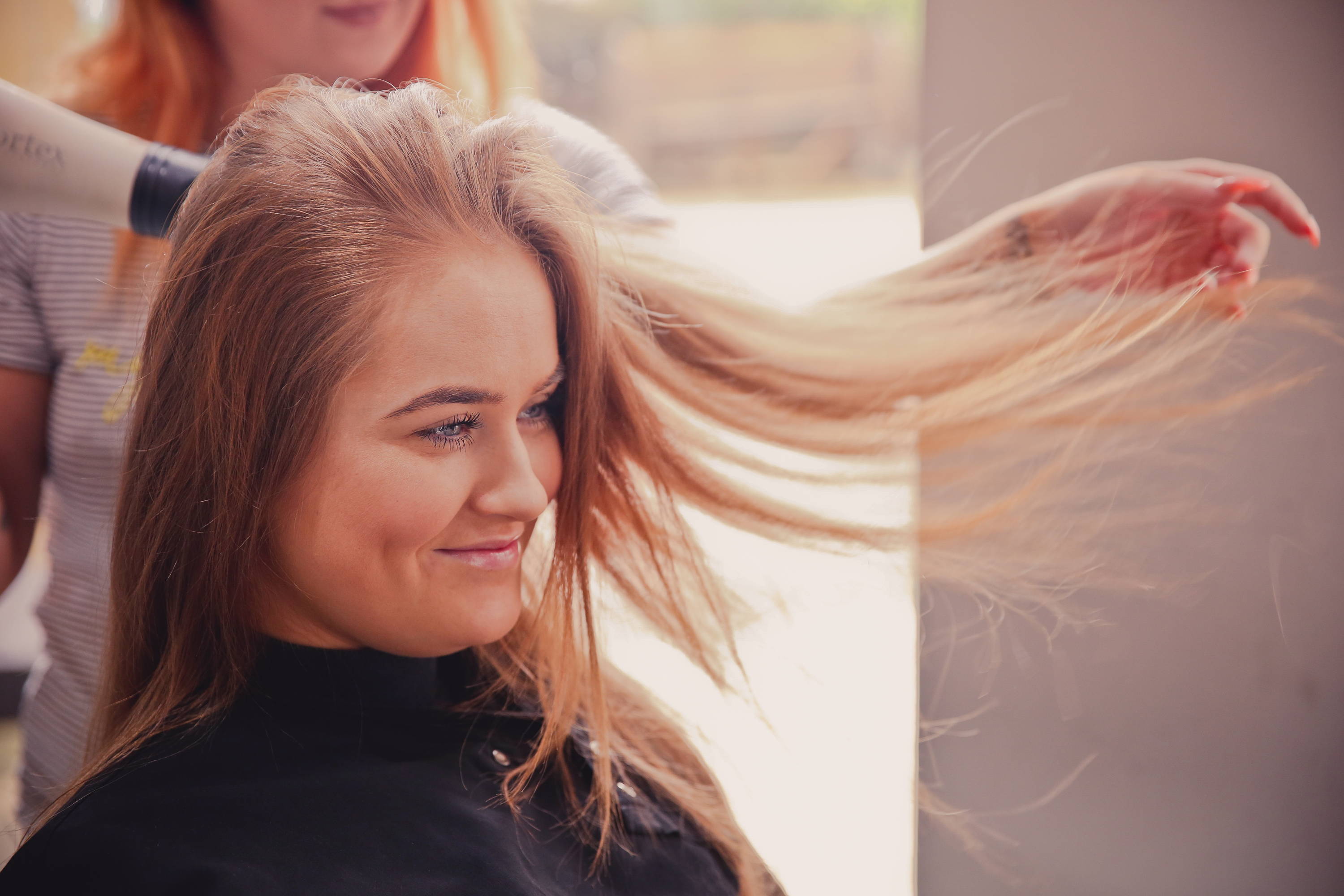 hair blow dry