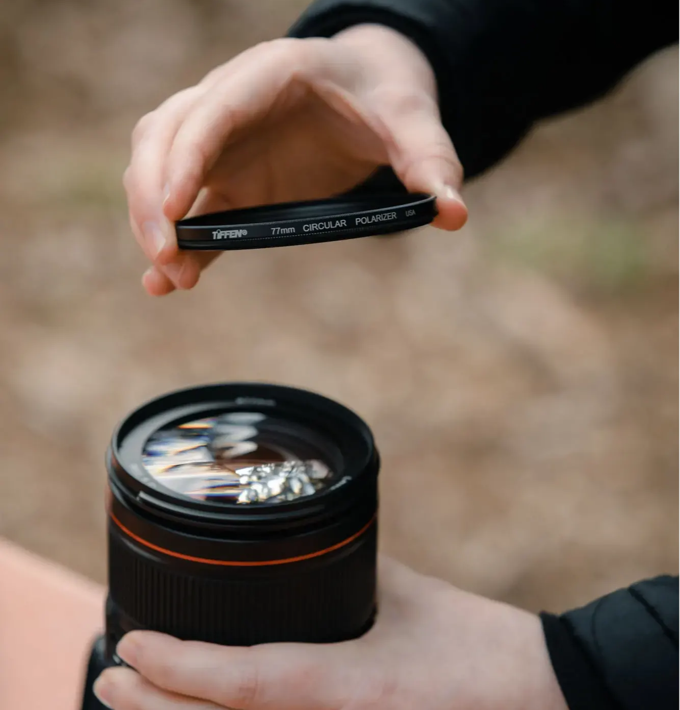 49mm Tiffen Circular Polarizing Filter Lens Pen Kit 