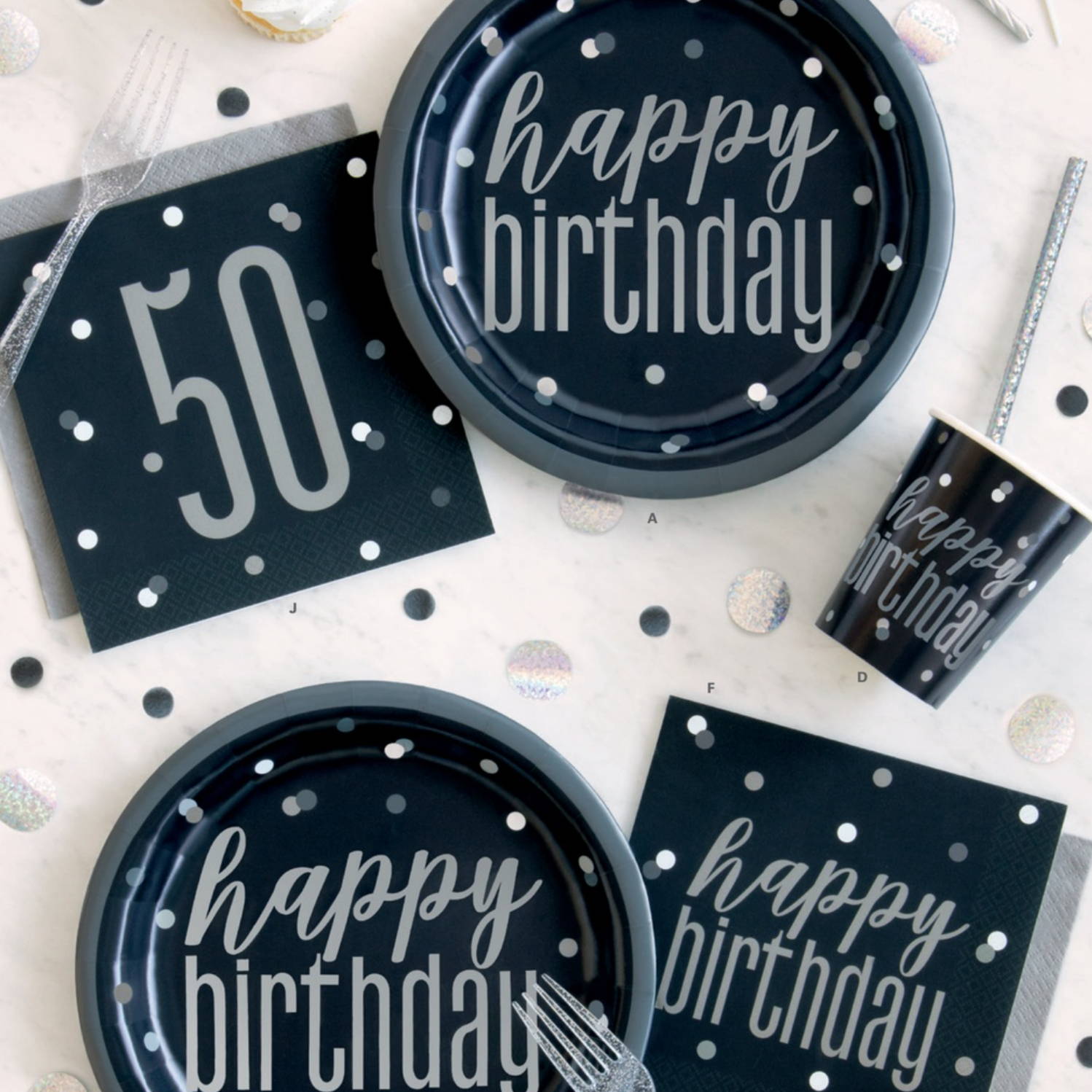 Milestone birthday party decorations